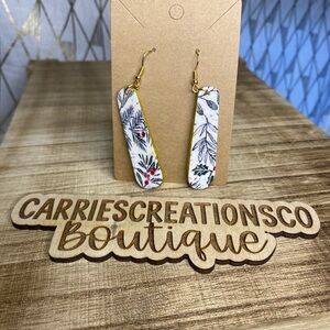 New handmade Christmas earrings